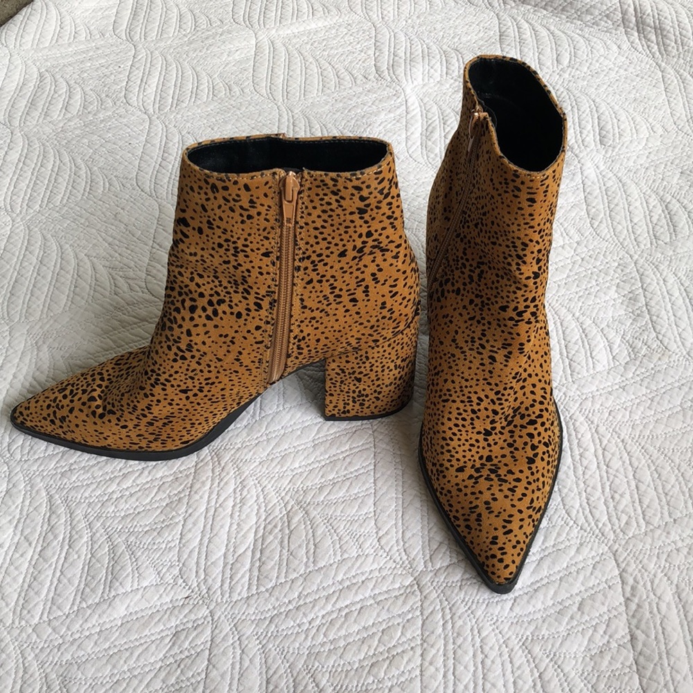 Leopard Print Booties - image 2